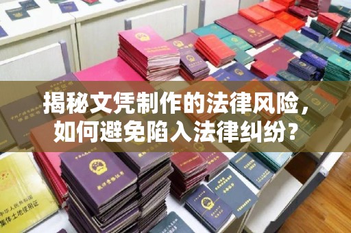 崇礼揭秘文凭制作的法律风险，如何避免陷入法律纠纷？